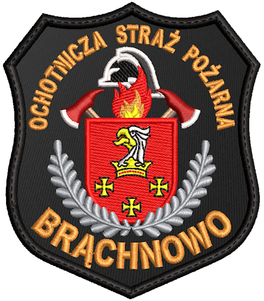 Emblemat haftowany OSP - BRĄCHNOWO