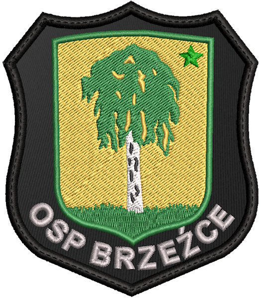 Emblemat haftowany OSP - BRZEŹCE