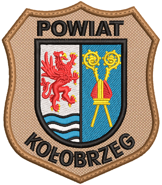 Emblemat haftowany POWIAT KOŁOBRZEG