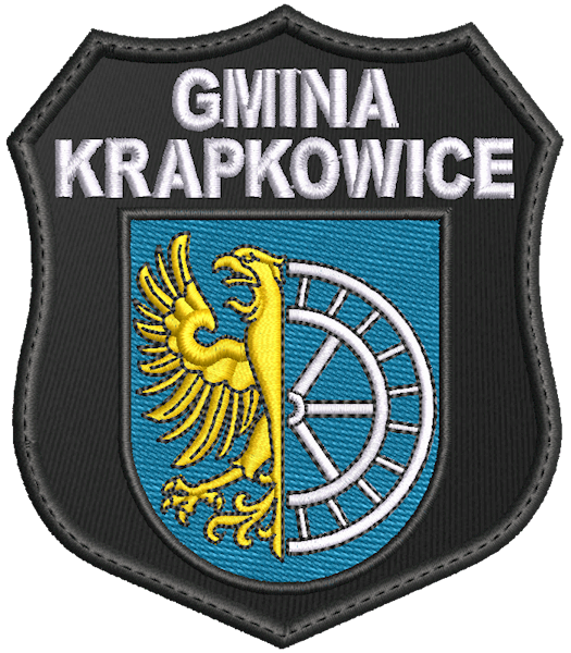 Emblemat haftowany GMINA KRAPKOWICE