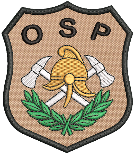 Emblemat haftowany OSP - PIASKOWY