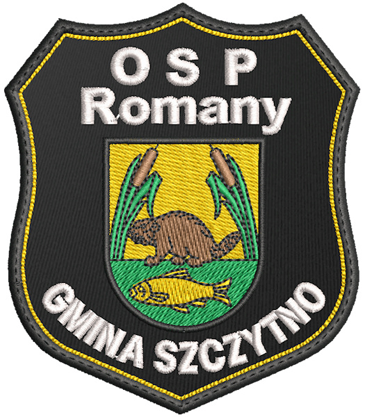 Emblemat haftowany OSP - ROMANY