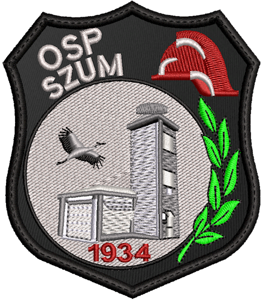 Emblemat haftowany OSP - SZUM