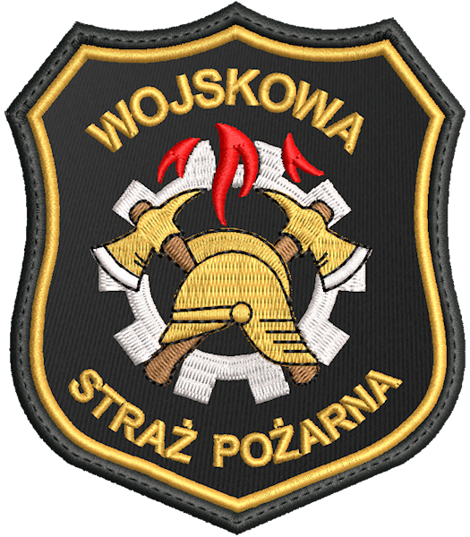 Emblemat haftowany WOJSKOWA STRAŻ POŻARNA