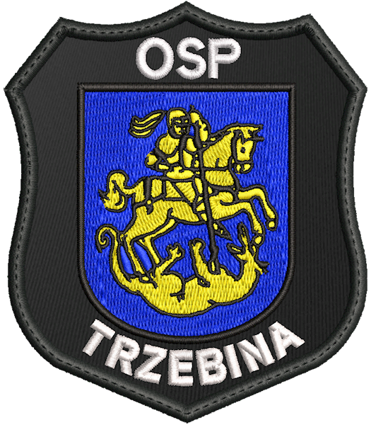 Emblemat haftowany OSP - TRZEBINA