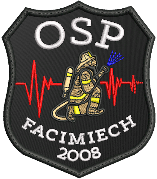 Emblemat haftowany OSP FACIMIECH