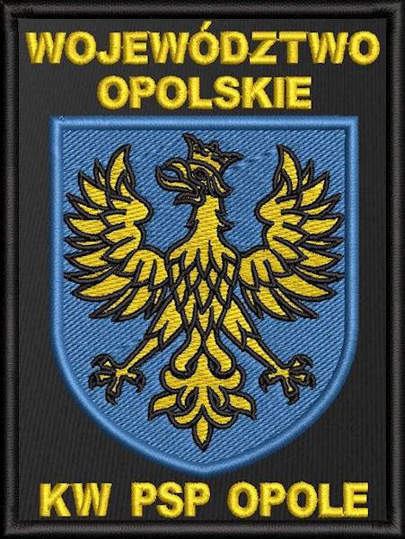 Emblemat haftowany KW PSP OPOLE