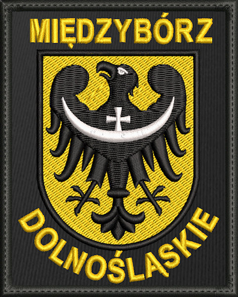 Emblemat haftowany PSP - KP PSP MIĘDZYBÓRZ