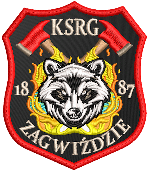Emblemat haftowany OSP KSRG ZAGWIŹDZIE