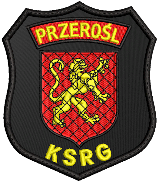 Emblemat haftowany OSP KSRG PRZEROŚL