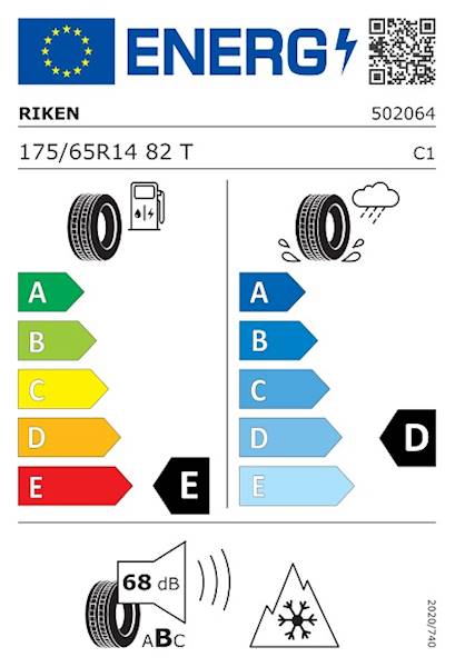 OPONA RIKEN 175/65 R14 82T TL SNOWTIME B2