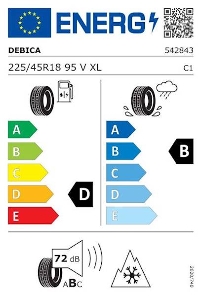 OPONA DĘBICA 225/45 R18 95 V FRIGO HP 2 FR XL