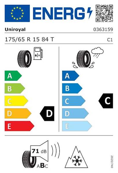 OPONA UNIROYAL 175/65 R15 84 T WINTEREXPERT