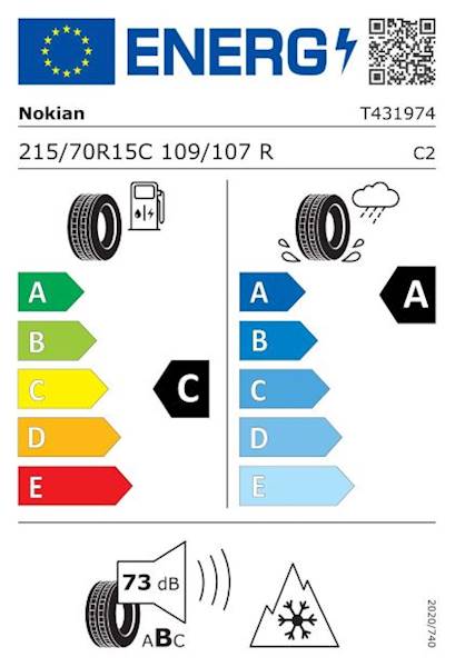 OPONA NOKIAN 215/70 R15 109/107 R SNOWPROOF C