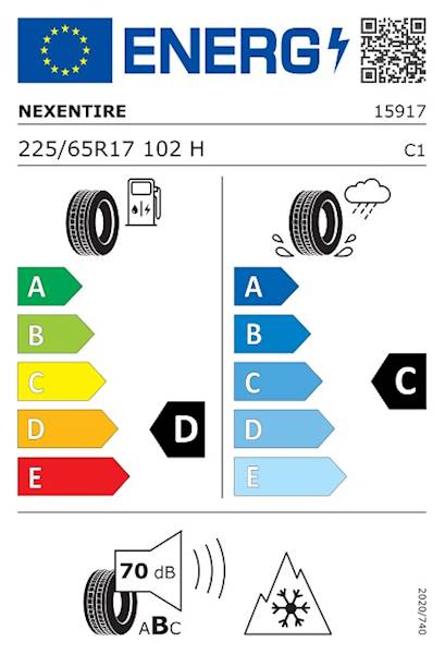 OPONA NEXEN 225/65 R17 102 H WINGUARD SPORT 2 SUV