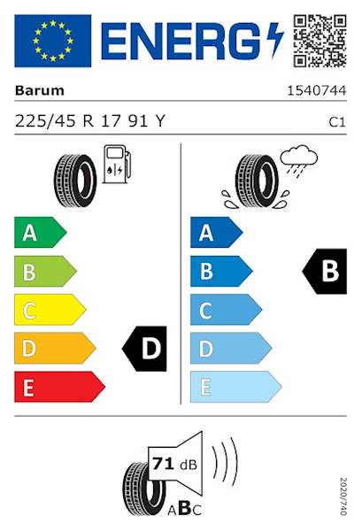 OPONA BARUM 225/45 R17 91 Y BRAVURIS 5 HM FR