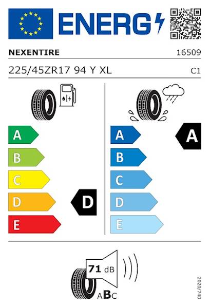 OPONA NEXEN 225/45 R17 94 Y N'FERA PRIMUS FR XL DOT2022