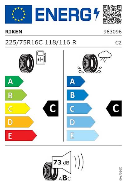 OPONA RIKEN 225/75 R16C 118R CARGOSPEED EVO