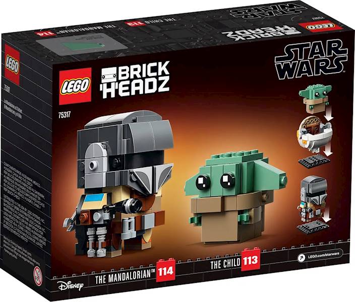 LEGO BrickHeadz 75317 The Mandalorian & the Child