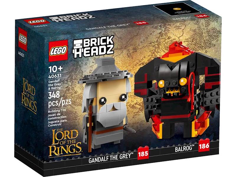 LEGO BrickHeadz 40631 Gandalf the Grey & Balrog