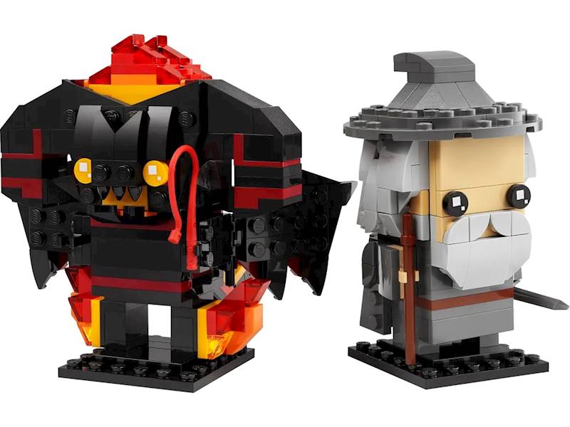LEGO BrickHeadz 40631 Gandalf the Grey & Balrog