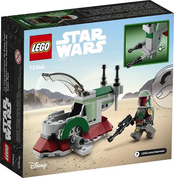 LEGO Star Wars 75344 Boba Fett's Starship Micro