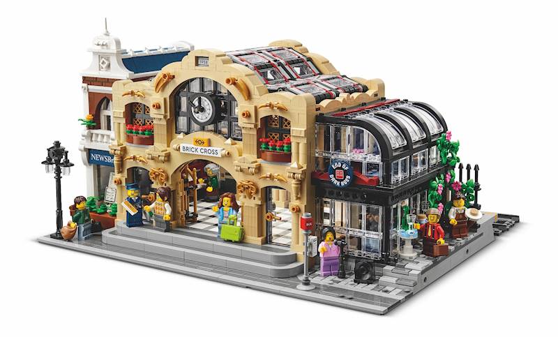 LEGO Bricklink 910034 Brick Cross Train Station