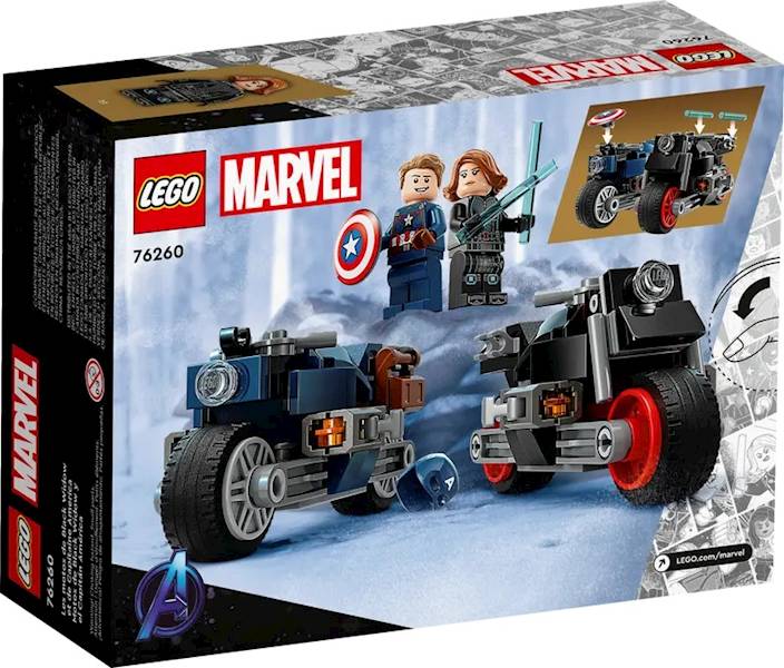 LEGO Marvel 76260 Black Widow & Captain America MC