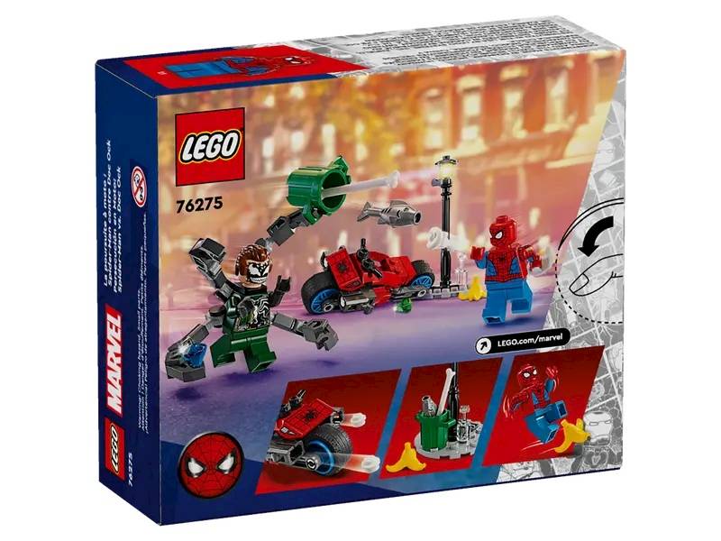 LEGO Marvel 76275 Motorcycle Chase Spider-man vs D