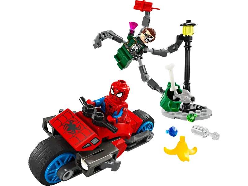 LEGO Marvel 76275 Motorcycle Chase Spider-man vs D