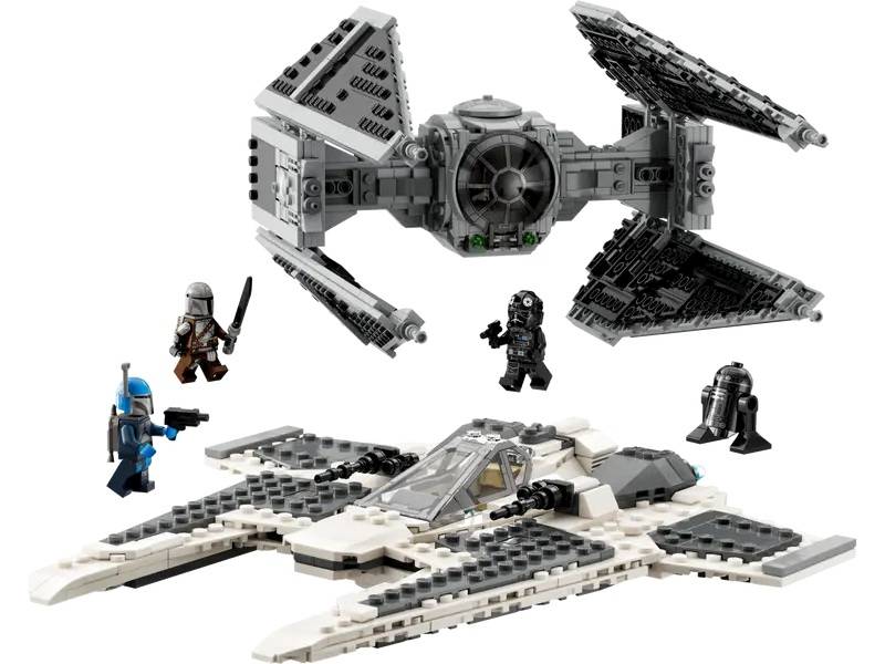 LEGO Star Wars 75348 Mandalorian Fang Fighter vs T