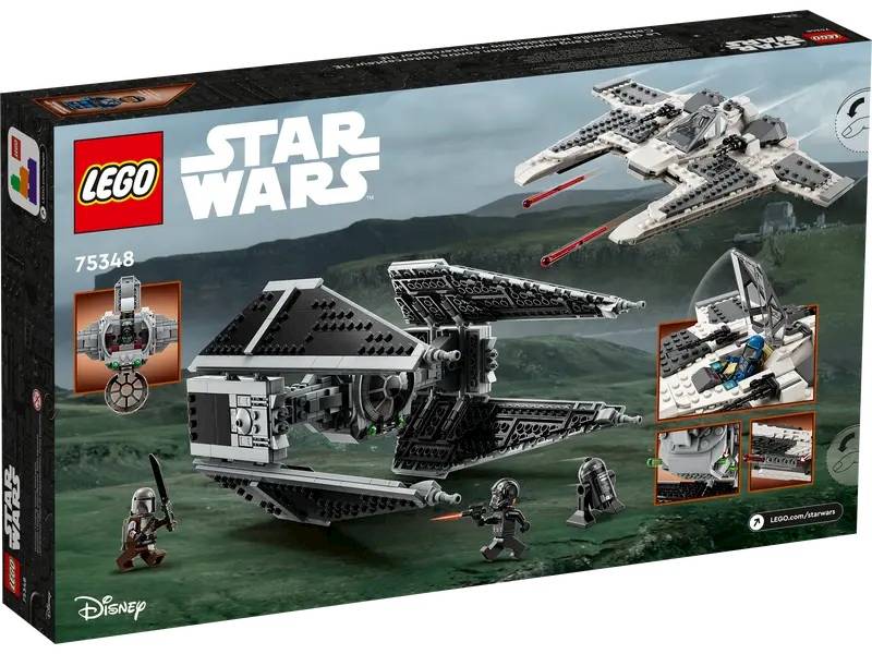 LEGO Star Wars 75348 Mandalorian Fang Fighter vs T