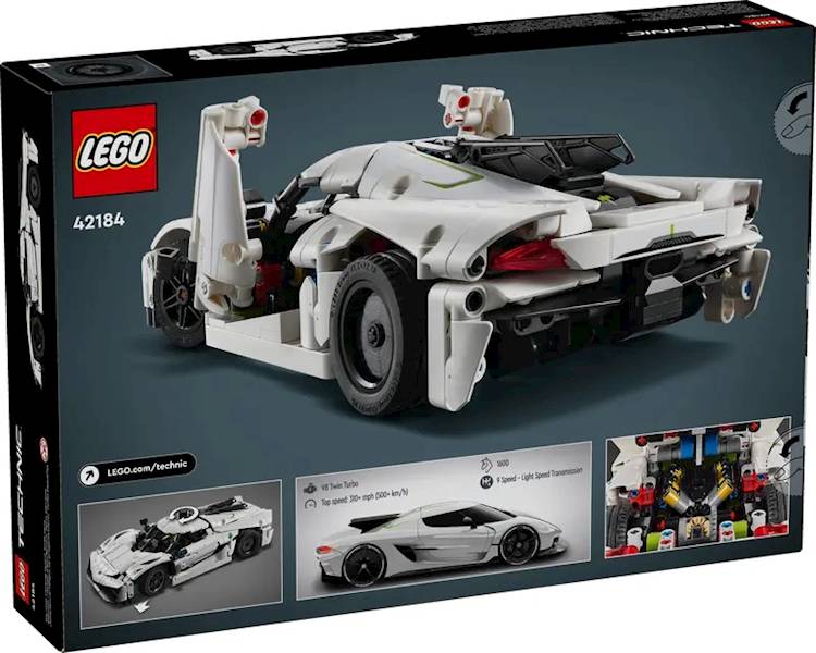 LEGO Technic 42184 Koenigsegg Jesko Absolut White