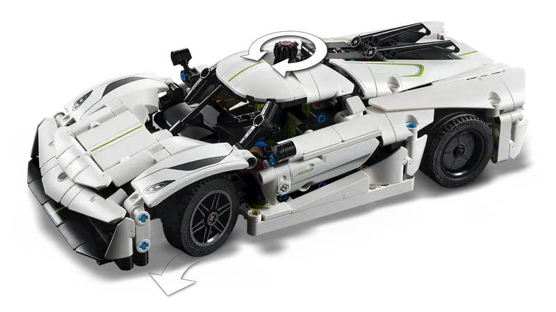 LEGO Technic 42184 Koenigsegg Jesko Absolut White
