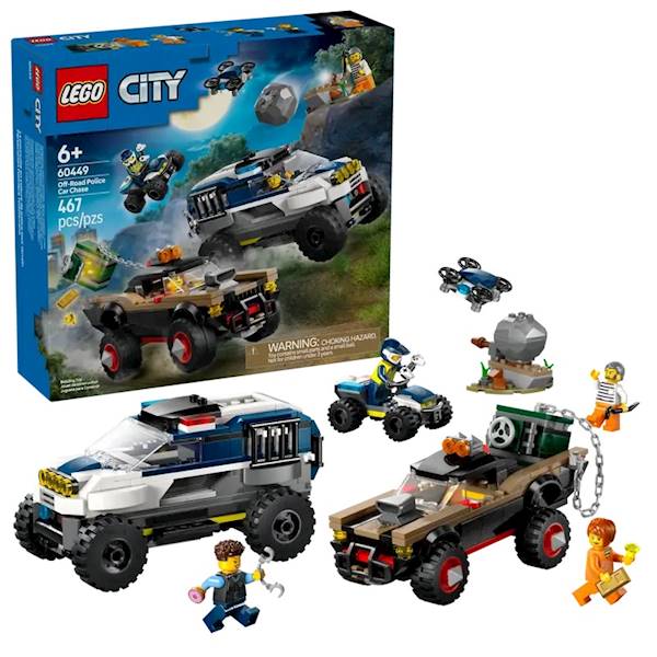 LEGO City 60449 Off-road Police Car Chase