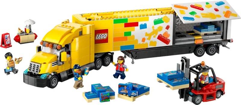 LEGO City 60440 Yellow Deliver Truck