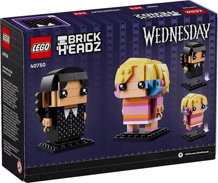 LEGO BrickHeadz 40750 Wednesday & Enid