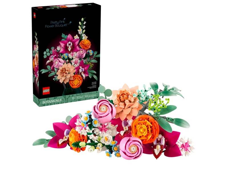 LEGO Botanicals 10342 Pretty Pink Flower Bouquet