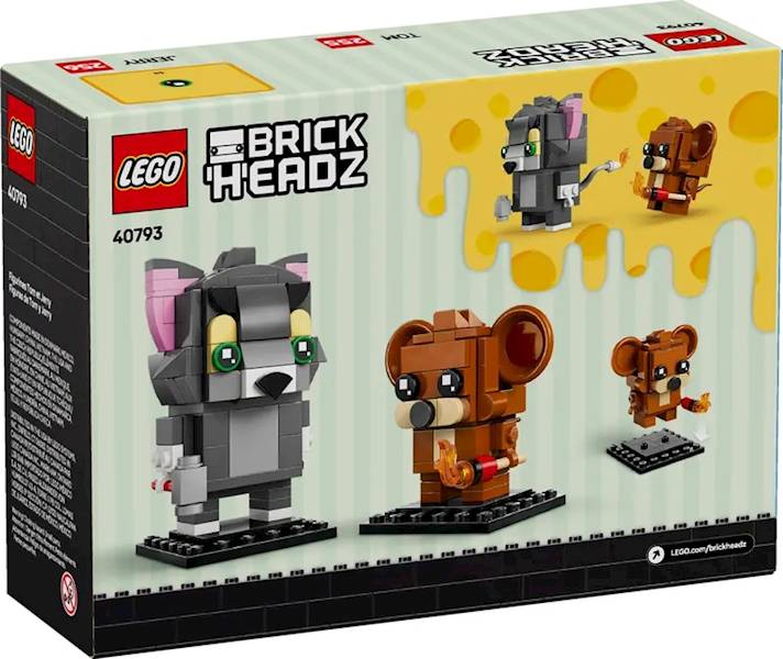LEGO BrickHeadz 40793 Tom & Jerry Figures