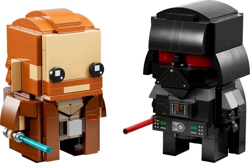 LEGO BrickHeadz 40547 Obi-Wan Kenobi & Darth Vader