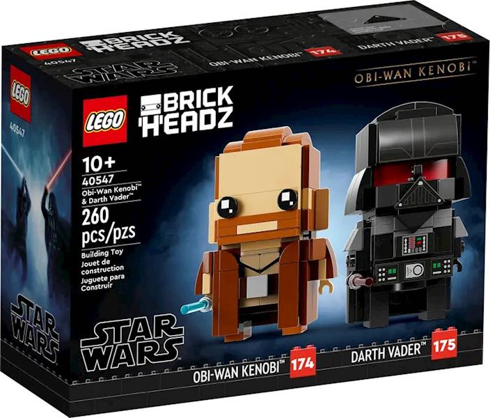 LEGO BrickHeadz 40547 Obi-Wan Kenobi & Darth Vader