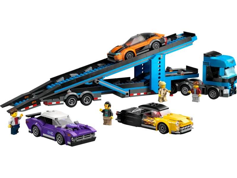 LEGO City 60408 Car Transporter Truck With Cars