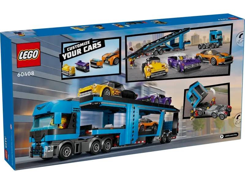 LEGO City 60408 Car Transporter Truck With Cars