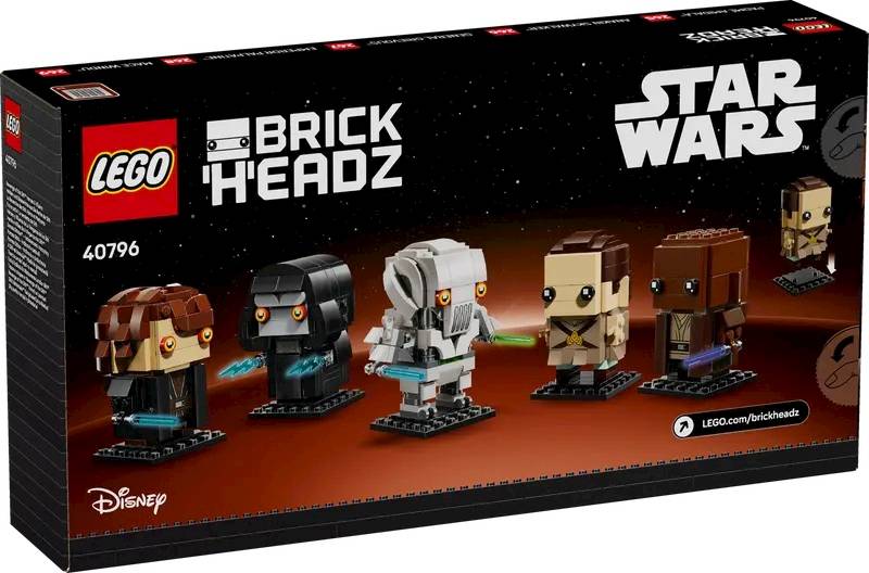 LEGO BrickHeadz 40796 Revenge of The Sith Heroes V