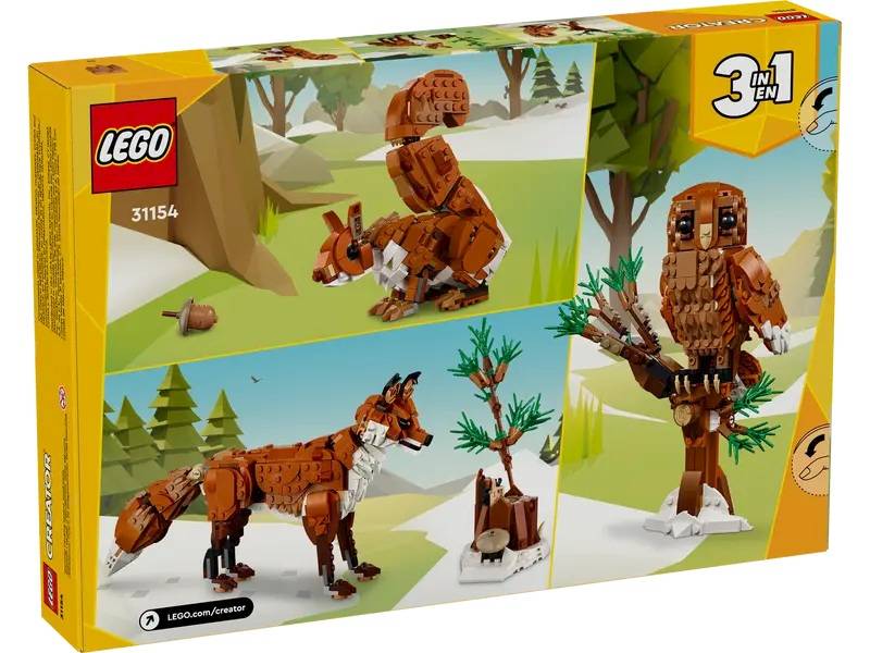 LEGO Creator 31154 Forest Animals Red Fox