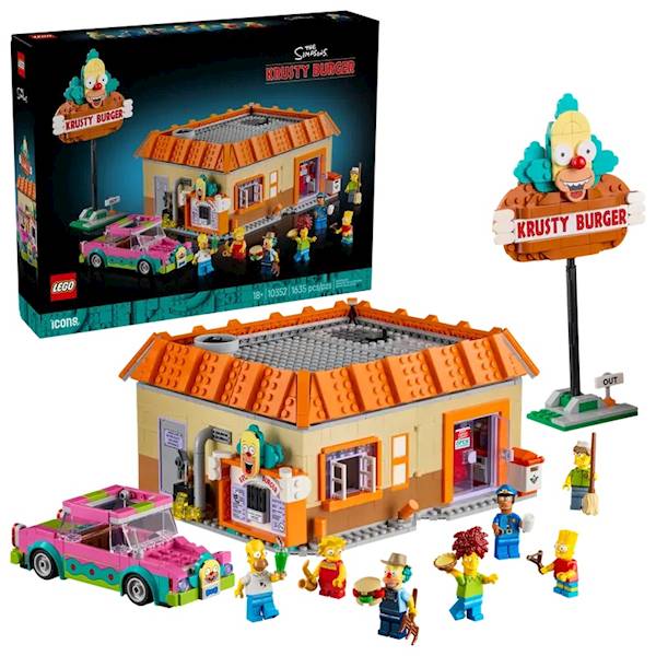 LEGO ICONS 10352 The Simpsons Krusty Burger