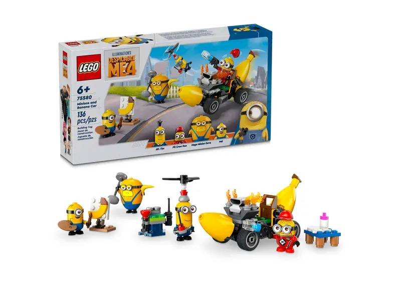 LEGO Despicable Me 75580 Minions and Banana Car