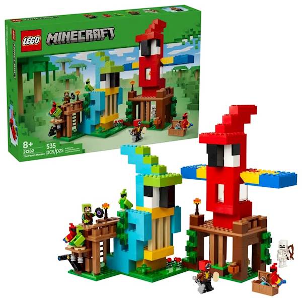 LEGO Minecraft 21282 The Parrot Houses