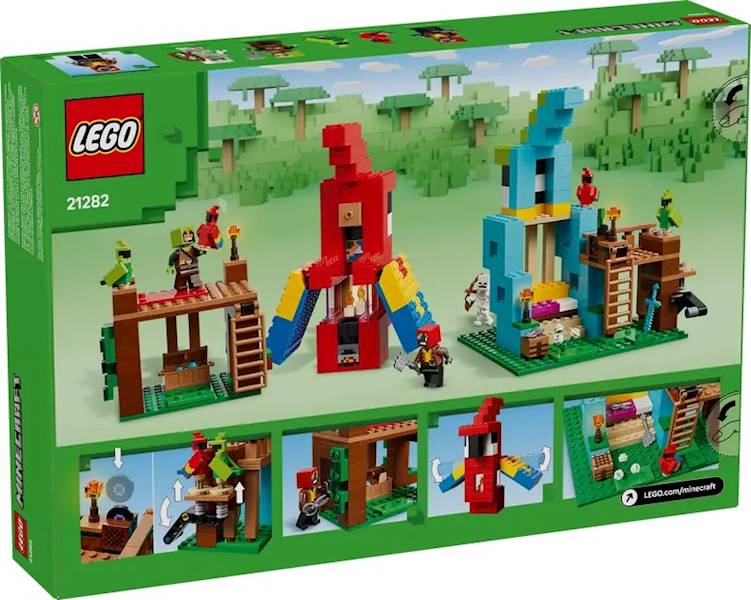 LEGO Minecraft 21282 The Parrot Houses