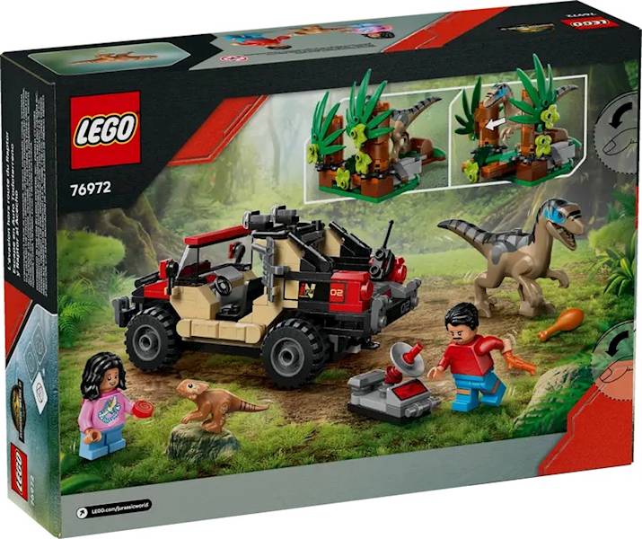 LEGO Jurassic World 76972 Raptor Off-road Escape